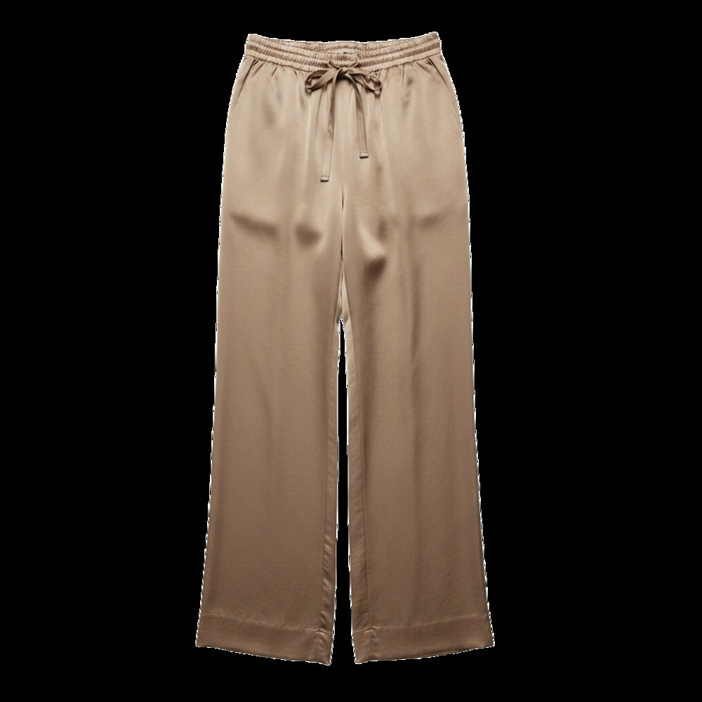 Wilfred Relaxed Gold Camel Toccata Trousers Size XS
